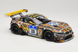 BMW Z4 GT3 #28 Team Walkenhorst J. Stuck / Sandritter ADAC 24 Hours Nurburgring 2014 Minichamps 1:18 151142328 Kov – obrázek 4 z 6