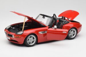 BMW Z8 E52 Červený Metalíza Bburago 1:18 18-12032 Kov – obrázek 2 z 8