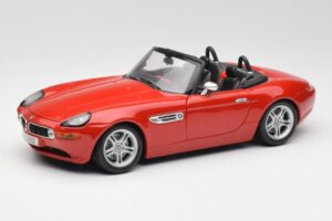 BMW Z8 E52 Červený Metalíza Bburago 1:18 18-12032 Kov
