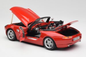 BMW Z8 E52 Červený Metalíza Bburago 1:18 18-12032 Kov – obrázek 5 z 8