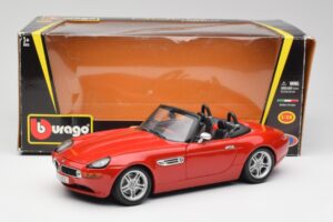 BMW Z8 E52 Červený Metalíza Bburago 1:18 18-12032 Kov – obrázek 8 z 8