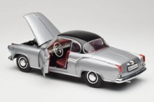 Borgward Isabella Coupe Šedý & Černý Revell 1:18 8989 Kov – obrázek 7 z 8