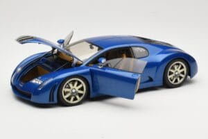 Bugatti EB 18.3 Chiron Modrý AUTOart 1:18 70911 Kov – obrázek 2 z 8