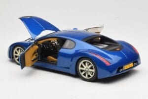 Bugatti EB 18.3 Chiron Modrý AUTOart 1:18 70911 Kov – obrázek 5 z 8
