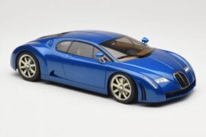 Bugatti EB 18.3 Chiron Modrý AUTOart 1:18 70911 Kov – obrázek 6 z 8