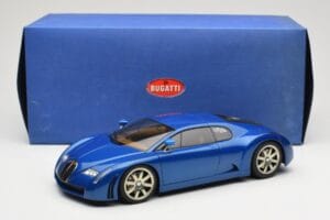 Bugatti EB 18.3 Chiron Modrý AUTOart 1:18 70911 Kov – obrázek 8 z 8