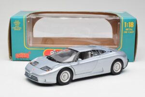 Bugatti EB110 SS Stříbrný Anson 1:18 30303-W-M2 Kov – obrázek 8 z 8