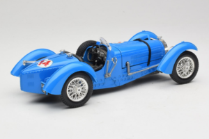Bugatti Type 51 Grand Prix #14 Modrý Bburago 1:18 3012-M1 Kov – obrázek 2 z 6