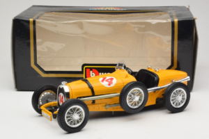 Bugatti Type 59 #14 Grand Prix Oranžový Bburago 1:18 3012 Kov – obrázek 6 z 6
