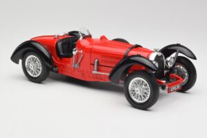 Bugatti Type 55 Červený Bburago 1:18 3009 Kov – obrázek 4 z 6