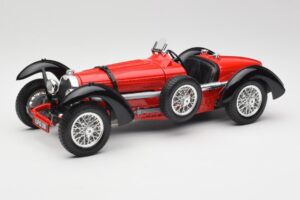 Bugatti Type 55 Červený Bburago 1:18 3009 Kov