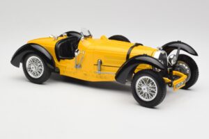 Bugatti Type 59 Žlutý Bburago 1:18 3005 Kov – obrázek 6 z 8