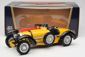 Bugatti Type 59 Žlutý Bburago 1:18 3005 Kov – obrázek 8 z 8