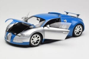 Bugatti Veyron Edition Centenaire Chrome Blue Minichamps 1:18 100110850 Kov – obrázek 2 z 8