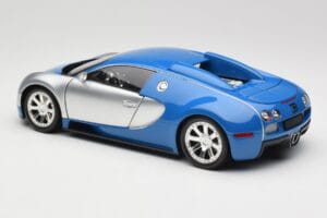 Bugatti Veyron Edition Centenaire Chrome Blue Minichamps 1:18 100110850 Kov – obrázek 7 z 8
