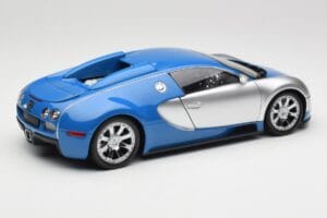 Bugatti Veyron Edition Centenaire Chrome Blue Minichamps 1:18 100110850-O Kov – obrázek 3 z 7