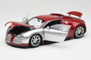 Bugatti Veyron Edition Centenaire Chrome Red Minichamps 1:18 100110851-O Kov – obrázek 2 z 8