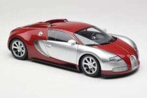Bugatti Veyron Edition Centenaire Chrome Red Minichamps 1:18 100110851-O Kov – obrázek 6 z 8
