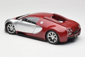 Bugatti Veyron Edition Centenaire Chrome Red Minichamps 1:18 100110851-O Kov – obrázek 7 z 8