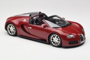Bugatti Veyron Grand Sport Červený Minichamps 1:18 100110832 Kov – obrázek 7 z 9