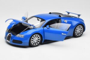 Bugatti Veyron Světle Modrá Tmavě Modrá Minichamps 1:18 100110821 Kov – obrázek 2 z 8