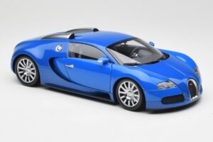 Bugatti Veyron Světle Modrá Tmavě Modrá Minichamps 1:18 100110821 Kov – obrázek 6 z 8