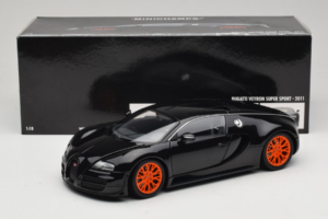 Bugatti Veyron Super Sport Black Metallic Minichamps 1:18 100110842 Kov – obrázek 8 z 8
