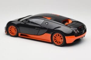 Bugatti Veyron Super Sport World Record Edition Carbon & Orange Minichamps 1:18 100110840 Kov – obrázek 7 z 8