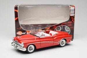 Buick Skylark Červený Motormax 1:18 411393-M1 Kov – obrázek 8 z 8