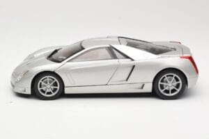 Cadillac Cien Stříbrný Hot Wheels 1:18 57296 Kov – obrázek 4 z 8