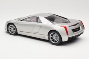 Cadillac Cien Stříbrný Hot Wheels 1:18 57296 Kov – obrázek 7 z 8