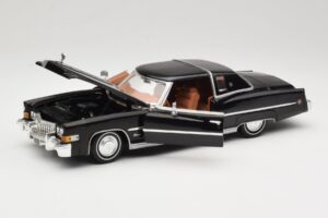 Cadillac Eldorado Černý Anson 1:18 30357 Kov – obrázek 2 z 8