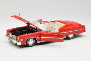 Cadillac Eldorado Kabriolet Červený Anson 1:18 30387 Kov – obrázek 2 z 8
