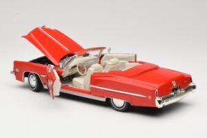 Cadillac Eldorado Kabriolet Červený Anson 1:18 30387 Kov – obrázek 5 z 8