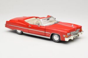 Cadillac Eldorado Kabriolet Červený Anson 1:18 30387 Kov – obrázek 6 z 8