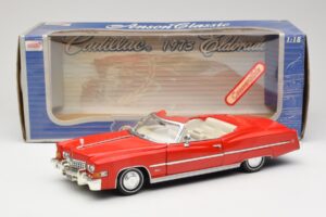 Cadillac Eldorado Kabriolet Červený Anson 1:18 30387 Kov – obrázek 8 z 8
