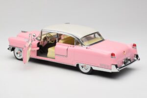 Cadillac Fleetwood Elvis Presley Růžový MRC 1:18 LIC1000 Kov – obrázek 5 z 8