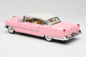 Cadillac Fleetwood Elvis Presley Růžový MRC 1:18 LIC1000 Kov – obrázek 7 z 8