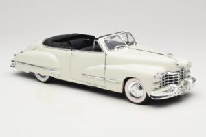 Cadillac Series 62 Kabriolet Bílý Anson 1:18 30335 Kov – obrázek 6 z 8