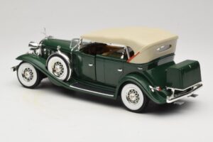 Cadillac Sport Phaeton Zelený Anson 1:18 30383 Kov – obrázek 8 z 9