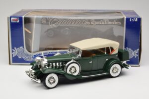 Cadillac Sport Phaeton Zelený Anson 1:18 30383 Kov – obrázek 9 z 9