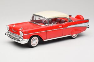 Chevrolet Bel Air Matador Červený & India Slonovinová Road Legends 1:18 92109 Kov