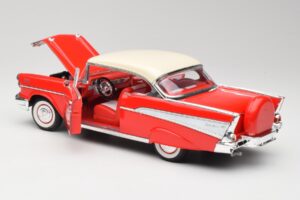 Chevrolet Bel Air Matador Červený & India Slonovinová Road Legends 1:18 92109 Kov – obrázek 5 z 8