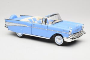 Chevrolet Bel Air Kabriolet Modrý Road Signature 1:18 55/1/0863 Kov – obrázek 6 z 8