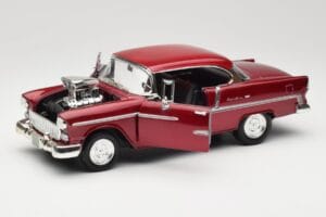 Chevrolet Bel Air Červený Motormax 1:18 73100TC-M1 Kov – obrázek 2 z 8