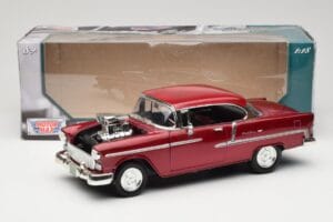 Chevrolet Bel Air Červený Motormax 1:18 73100TC-M1 Kov – obrázek 8 z 8