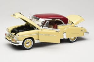 Chevrolet Bel Air Žlutý & Červený Motormax 1:18 73111 Kov – obrázek 2 z 8