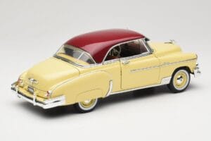 Chevrolet Bel Air Žlutý & Červený Motormax 1:18 73111 Kov – obrázek 3 z 8
