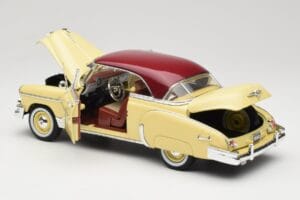 Chevrolet Bel Air Žlutý & Červený Motormax 1:18 73111 Kov – obrázek 5 z 8