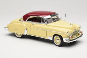 Chevrolet Bel Air Žlutý & Červený Motormax 1:18 73111 Kov – obrázek 6 z 8